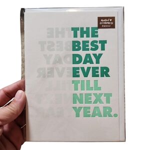 Minted The Best Day Ever Till Next Year by Rochelle Pellicer Birthday Card Happy